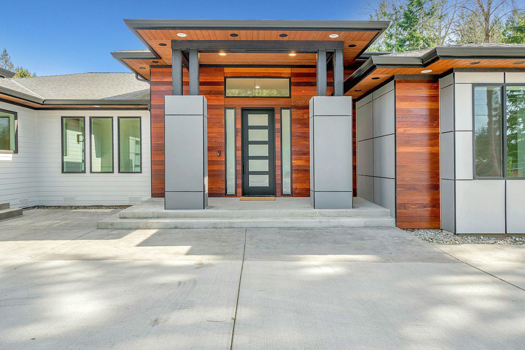 Modern home main entrance for Vastu direction guidance