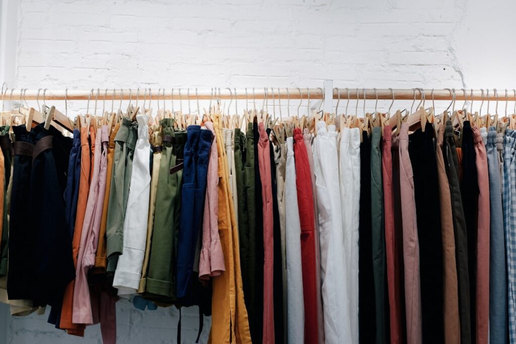 Colourful clothing representing planetary dress-colour guidance
