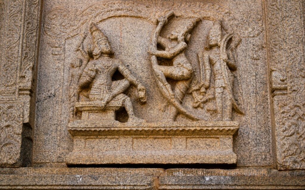 Ancient Indian temple relief representing Naga symbolism and Ashlesha Nakshatra
