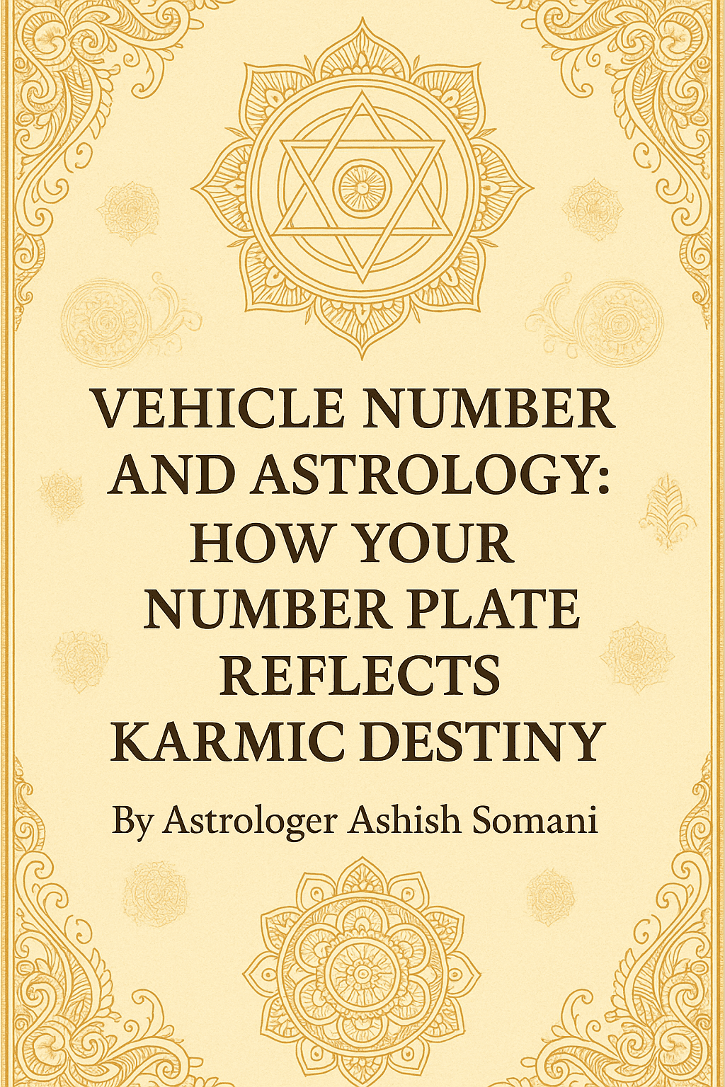 Vehicle Number and Astrology: How Your Number Plate Reflects Karmic Destiny