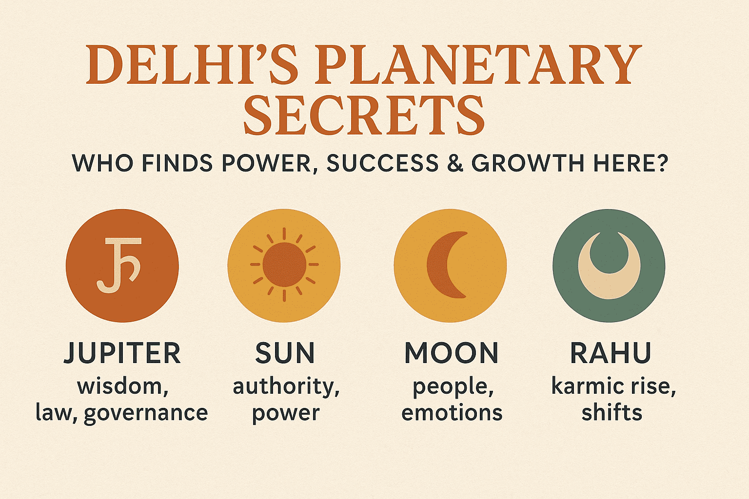 Delhi’s Astrology Secrets: Who Finds Power, Success & Growth ?