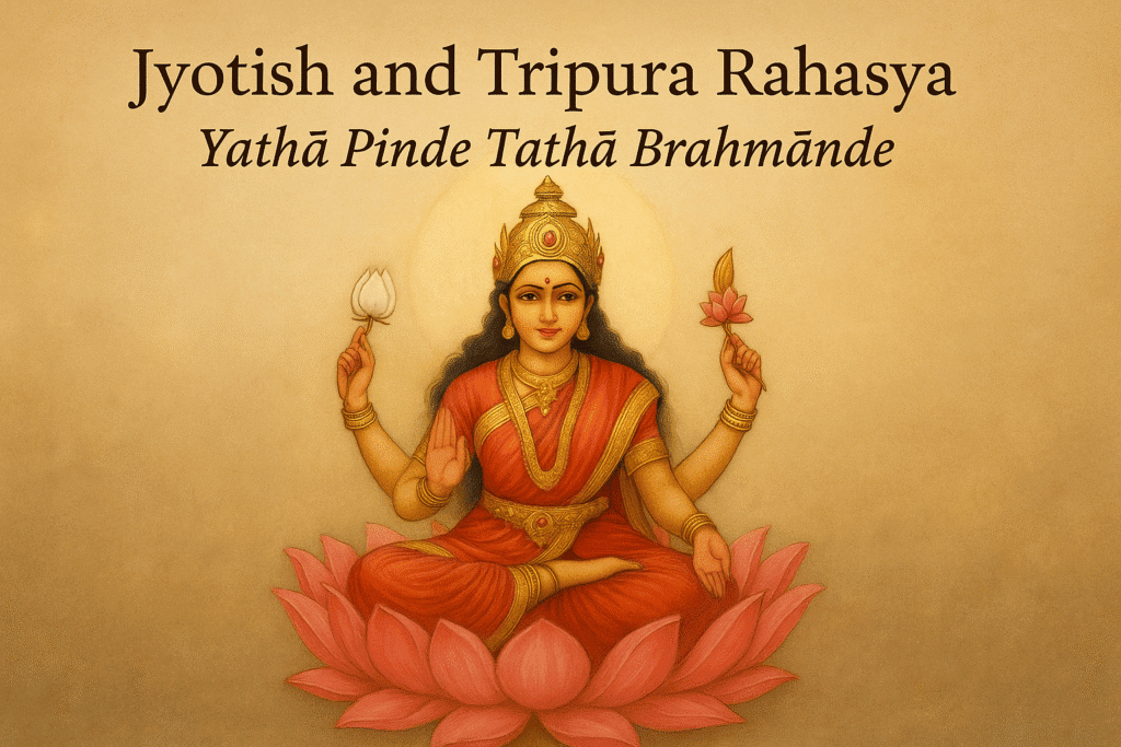 Jyotish and Tripura Rahasya – Yathā Piṇḍe Tathā Brahmāṇḍe