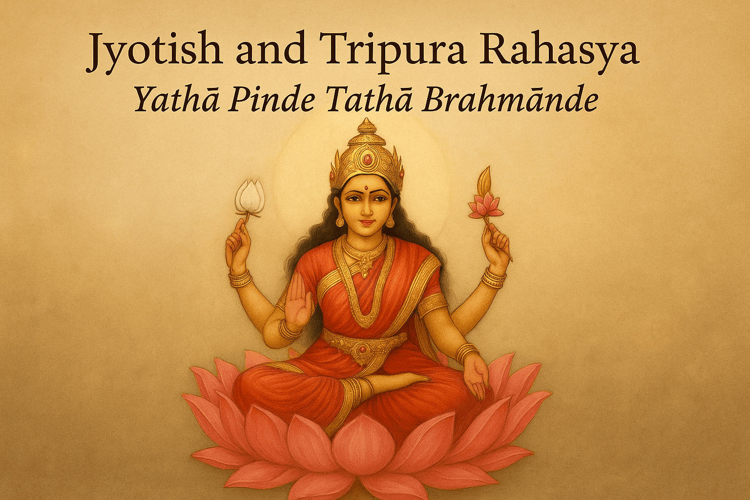 Jyotish and Tripura Rahasya – Yathā Piṇḍe Tathā Brahmāṇḍe
