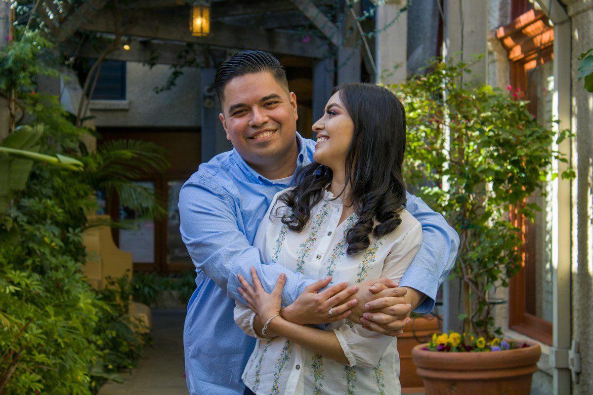 Couple sharing a warm and supportive relationship
