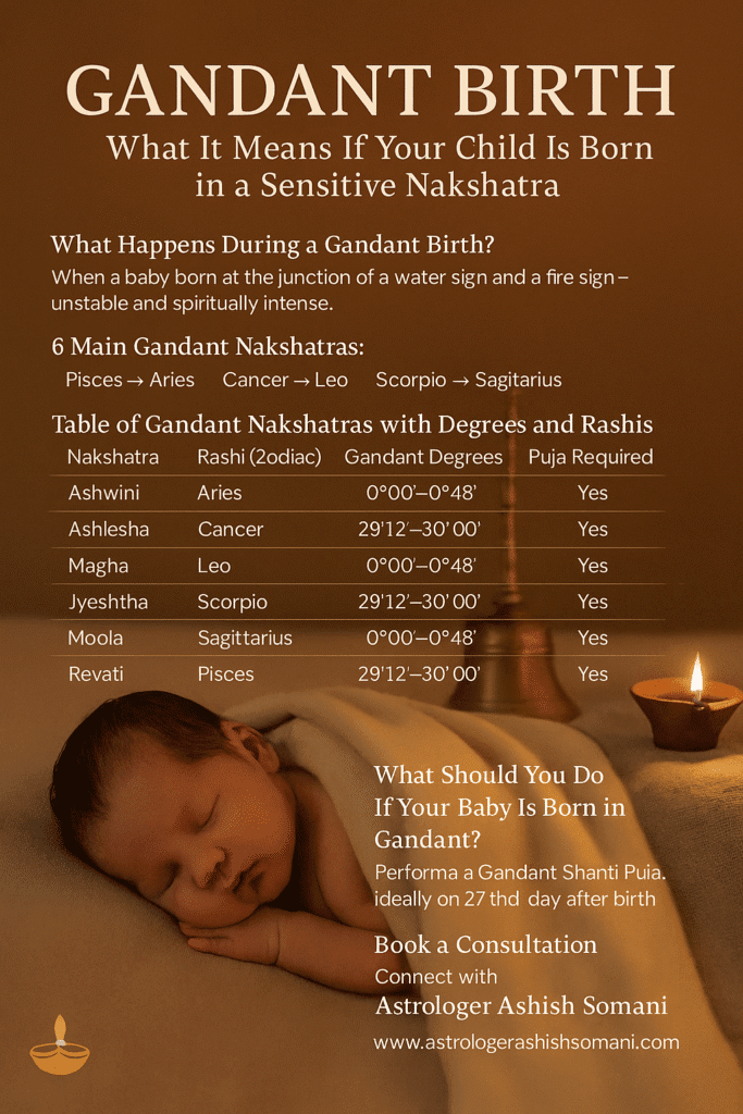 Gandant Birth: What It Means If Your Child Is Born in a Sensitive Nakshatra