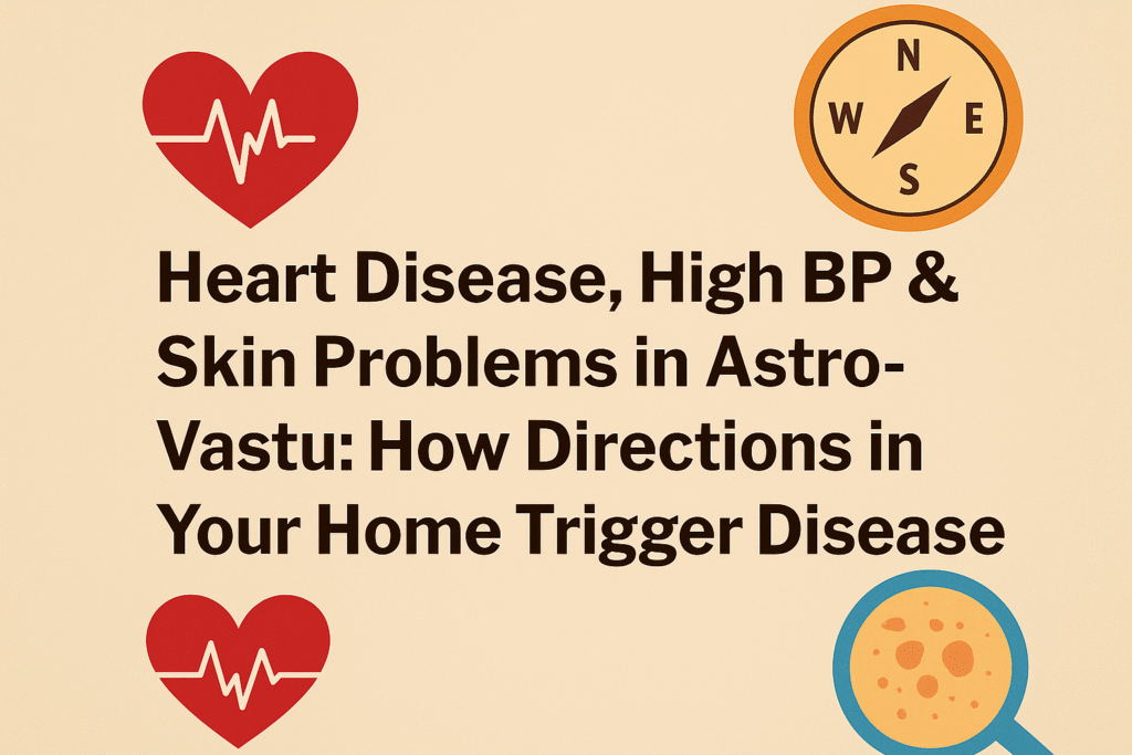 Heart Disease, High BP & Skin Problems in Astro-Vastu: How Directions in Your Home Trigger Diseases