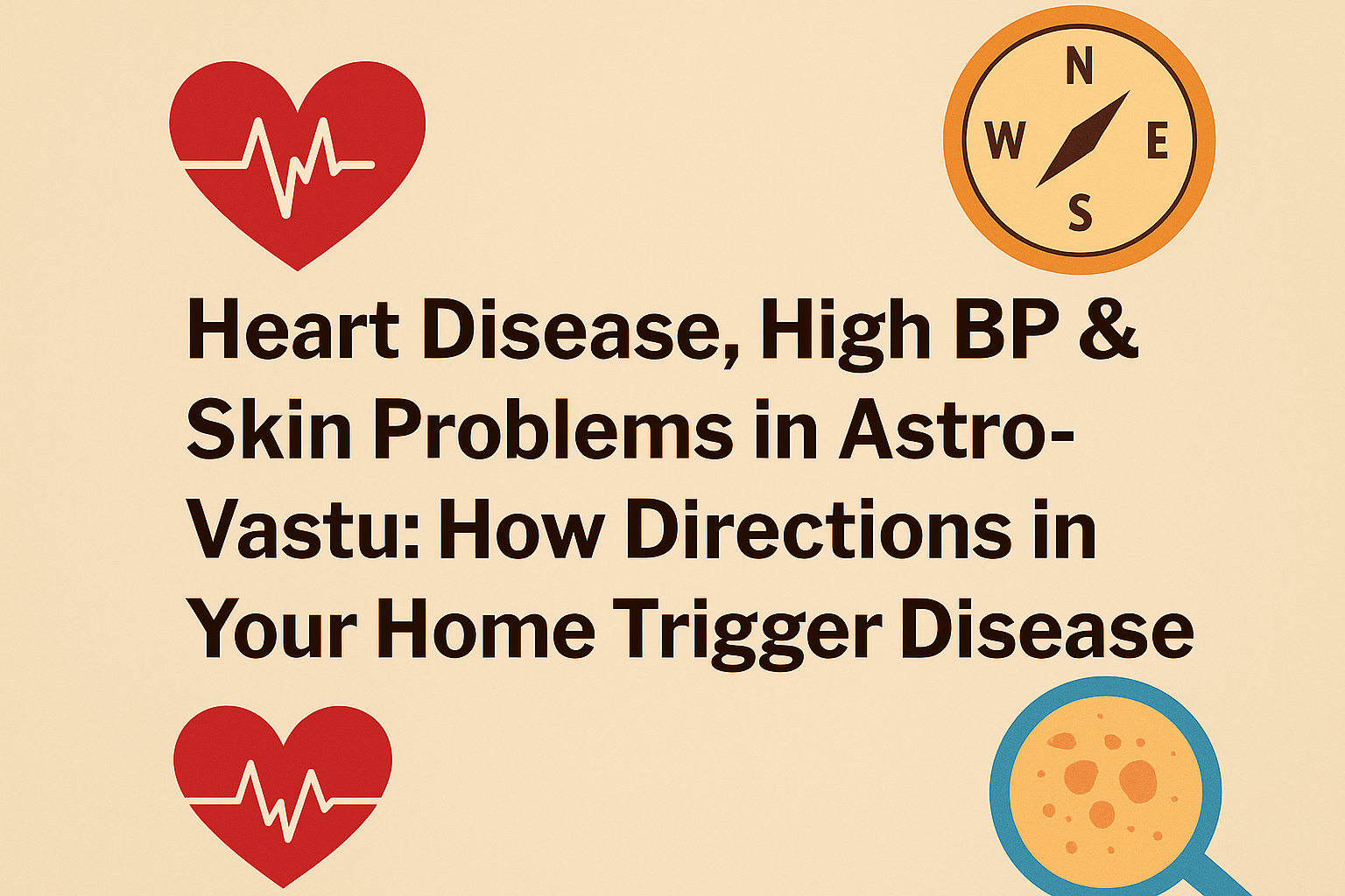 Heart Disease, High BP & Skin Problems in Astro-Vastu: How Directions in Your Home Trigger Diseases