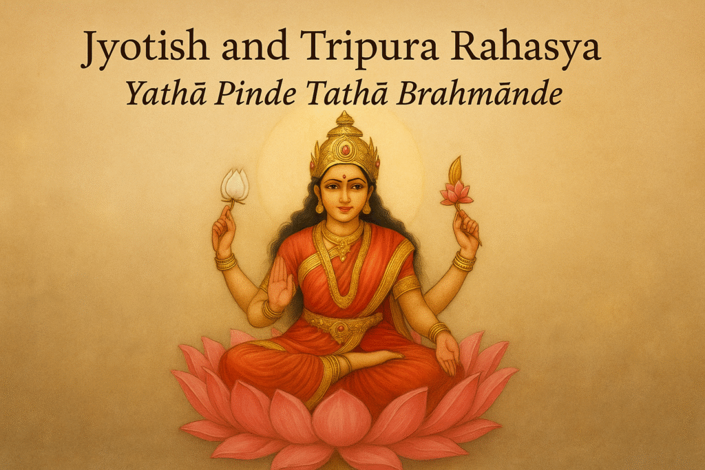 Jyotish and Tripura Rahasya – Yathā Piṇḍe Tathā Brahmāṇḍe