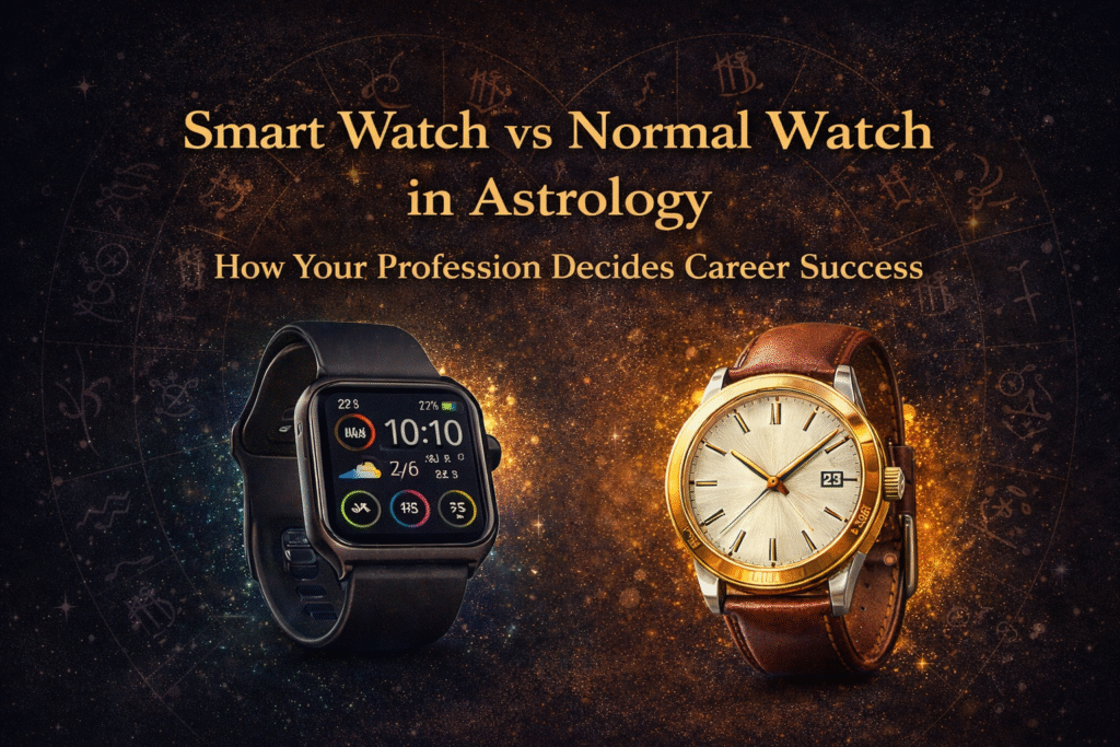 Smart Watch vs Normal Watch in Astrology – How Your Profession Decides Career Success
