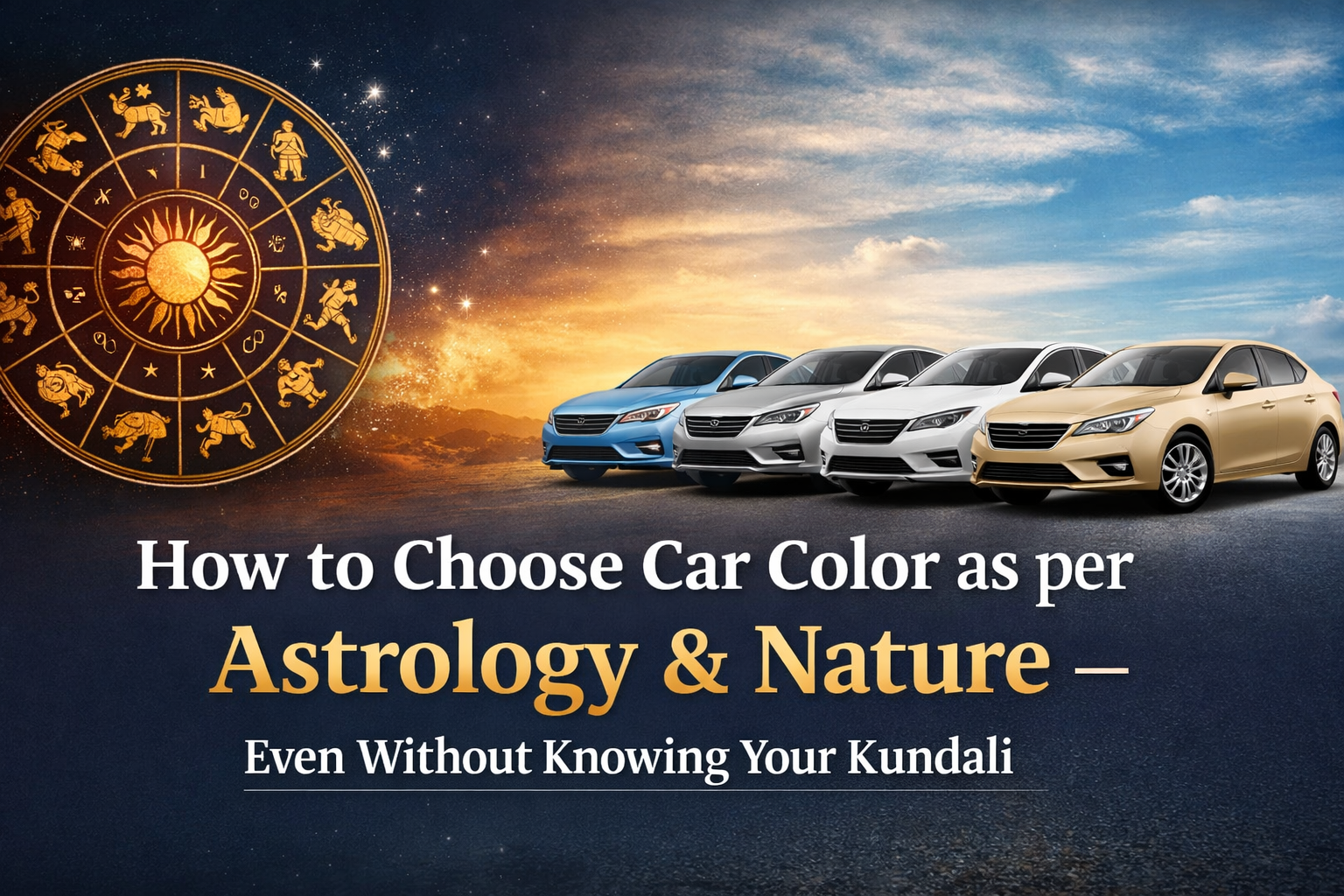 How to Choose Car Color as per Astrology & Nature – Even Without Knowing Your Kundali