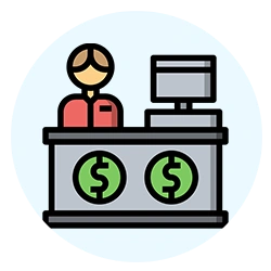 Cash Counter and Financial Area