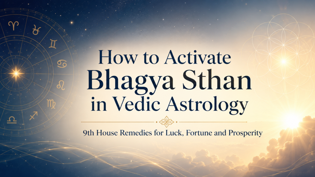 How to Activate Bhagya Sthan in Vedic Astrology: 9th House Remedies for Luck, Fortune and Prosperity