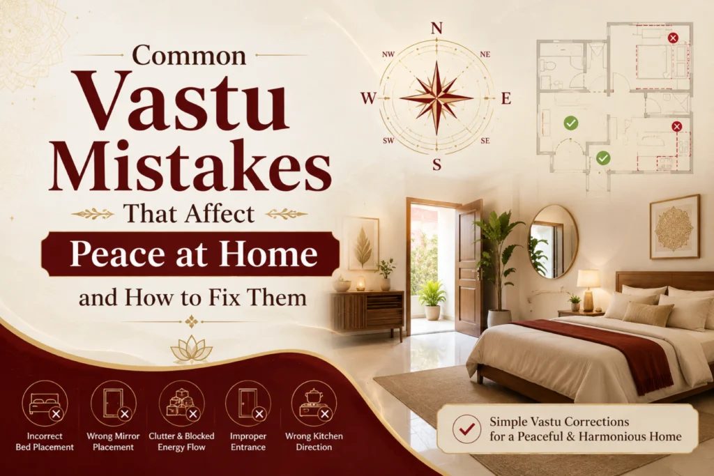Common Vastu Mistakes That Affect Peace at Home and How to Fix Them