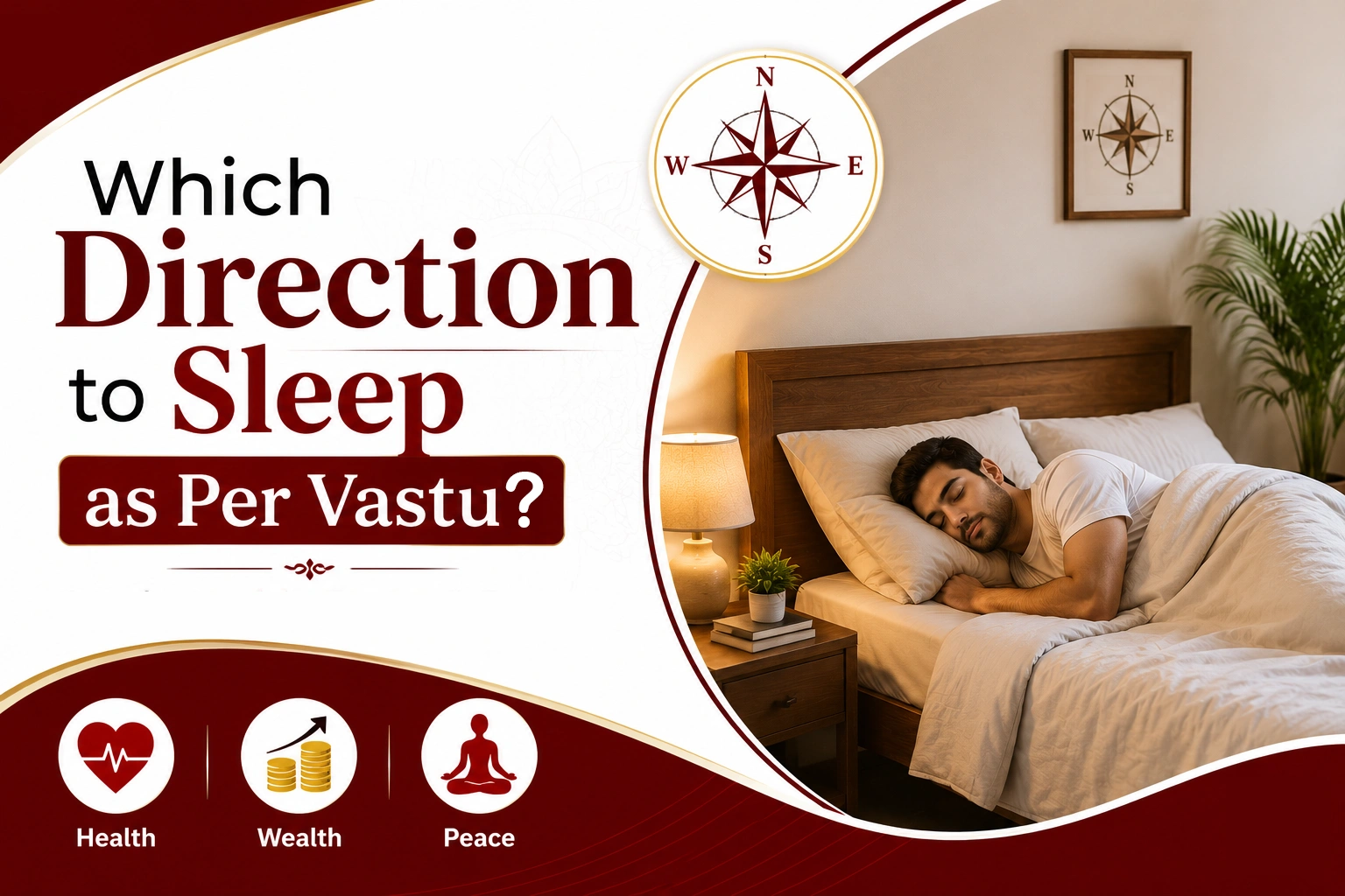 Which Direction to Sleep as Per Vastu Best for Health, Wealth & Peace