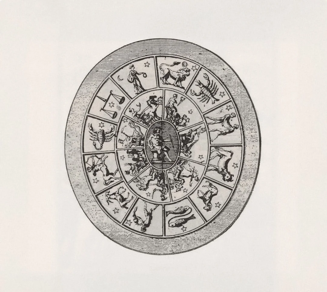 Traditional Vedic birth chart for Lagna identification