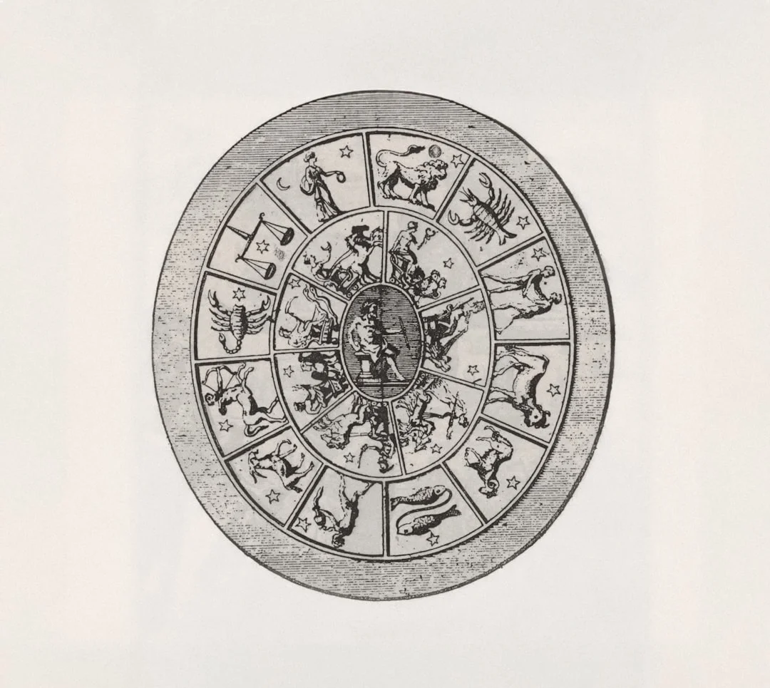 Rare yogas in Vedic astrology illustrated by a zodiac chart
