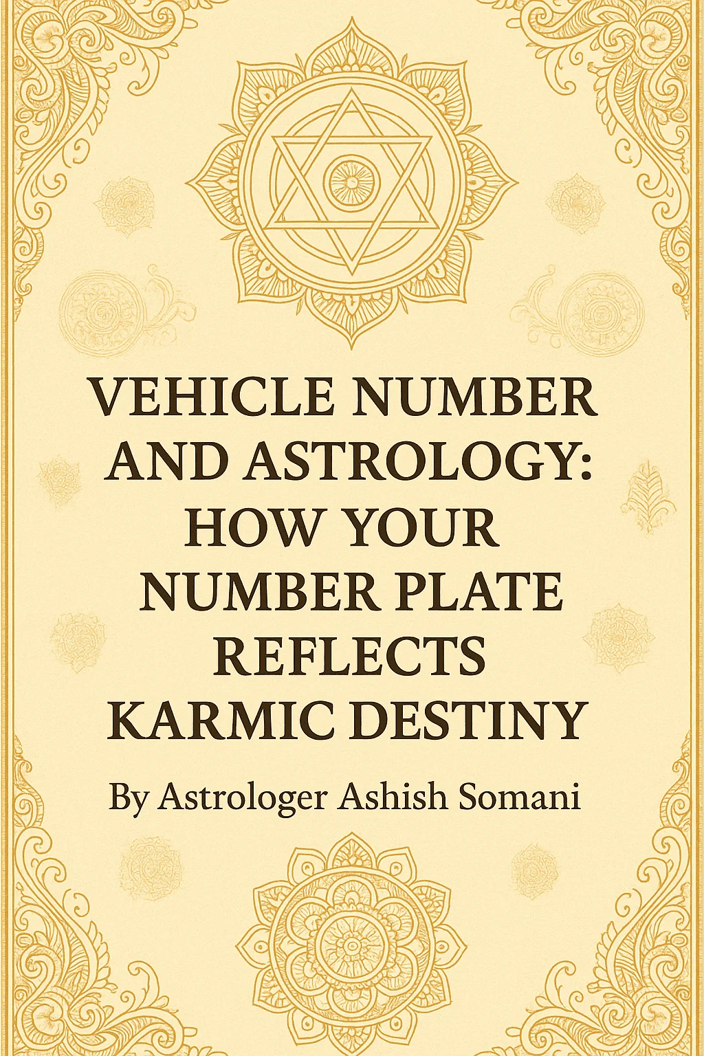 Vehicle Number and Astrology: How Your Number Plate Reflects Karmic Destiny