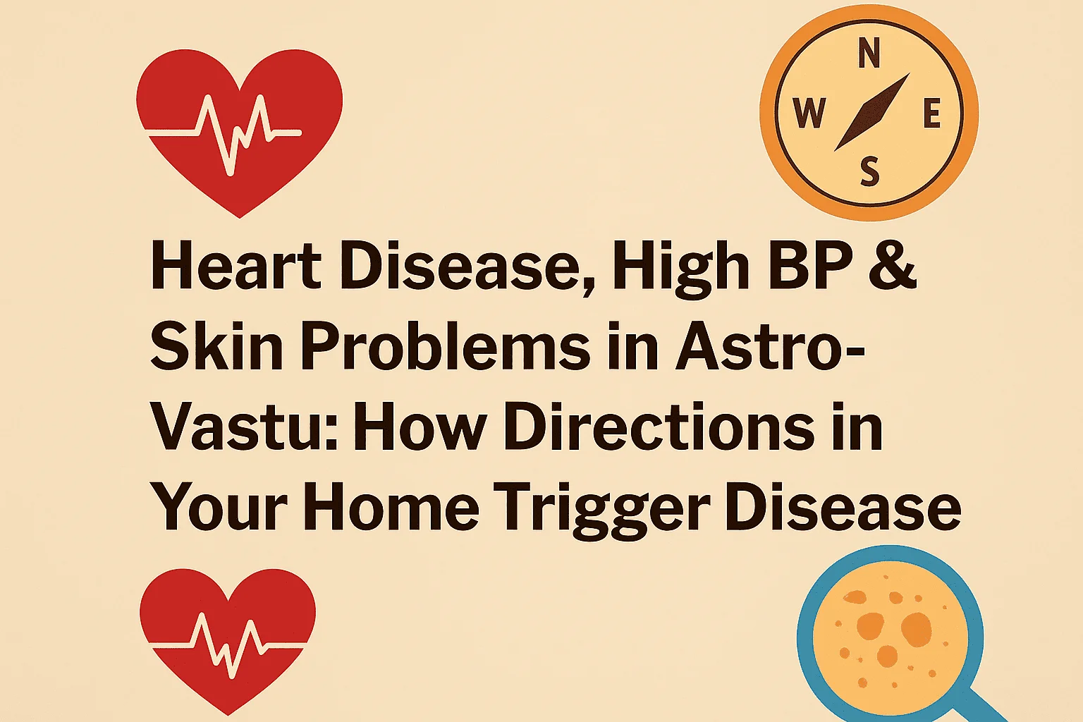 Heart Disease, High BP & Skin Problems in Astro-Vastu: How Directions in Your Home Trigger Diseases