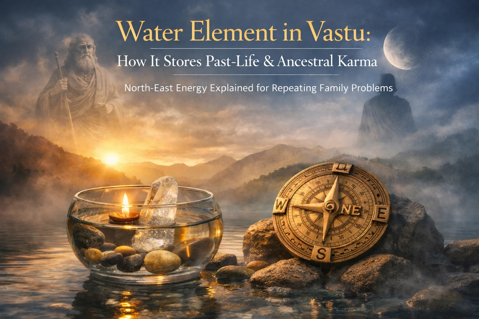 Water Element in Vastu: How It Stores Past-Life & Ancestral Karma -North East Energy